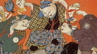 Even In 19th Century Japan, People Loved To See Cats Doing Human Things